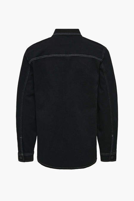 ONSDAGO BLACK 0727 PIM DNM OVERSHIRT