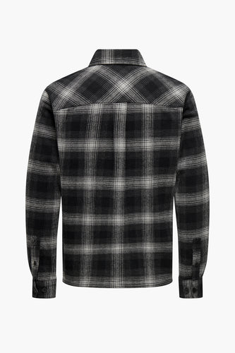 ONSCEDRIC LIFE CHECK OVERSHIRT NOOS