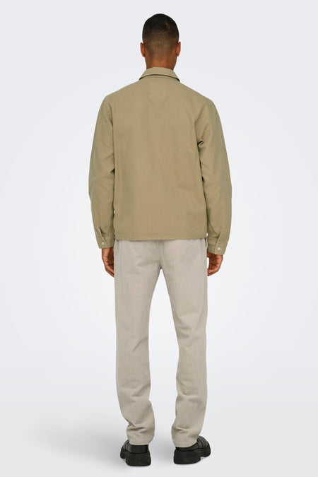 ONSLIAM JACQUARD PLACEMENT OVERSHIRT