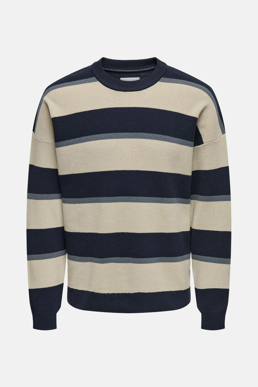 Pull met ronde hals - beige - ONLY & SONS®