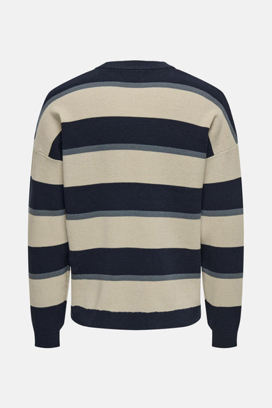 ONSGRIFFIN DS 9 STRUC LS CREW KNIT