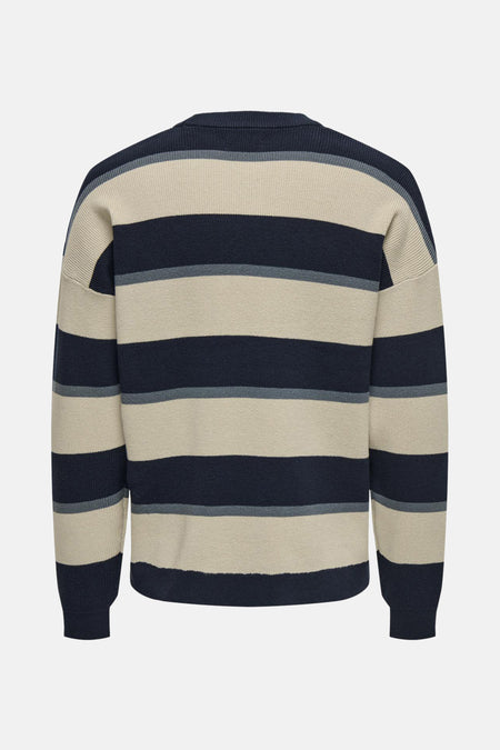 ONSGRIFFIN DS 9 STRUC LS CREW KNIT