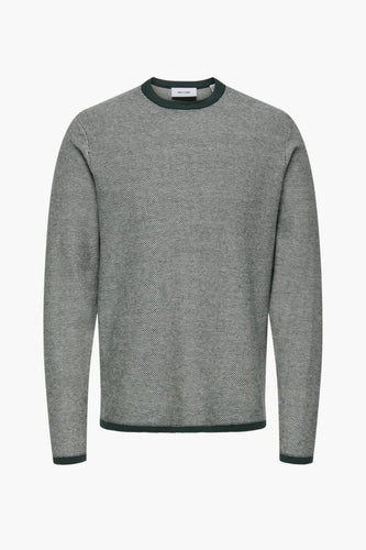 Pull met ronde hals - groen