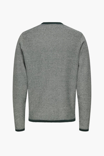 Pull met ronde hals - groen
