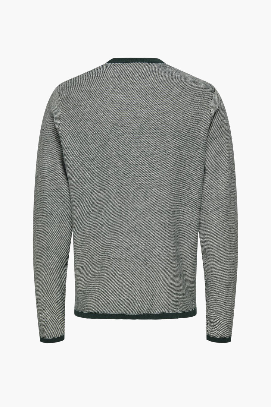 Pull met ronde hals - groen