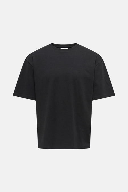 Effen zwart T-shirt met korte mouwen van ONLY & SONS®, in een oversized pasvorm.