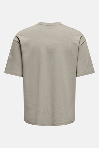 T-shirt met korte mouwen - Beige - ONLY & SONS®