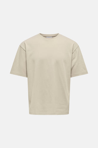T-shirt met korte mouwen - Beige - ONLY & SONS®