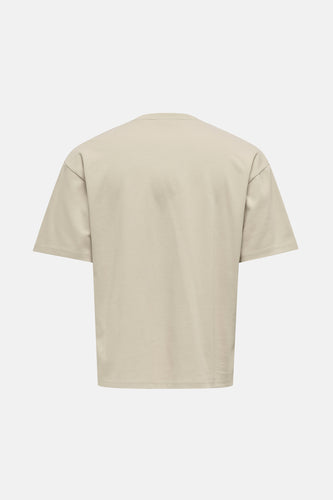T-shirt met korte mouwen - Beige - ONLY & SONS®