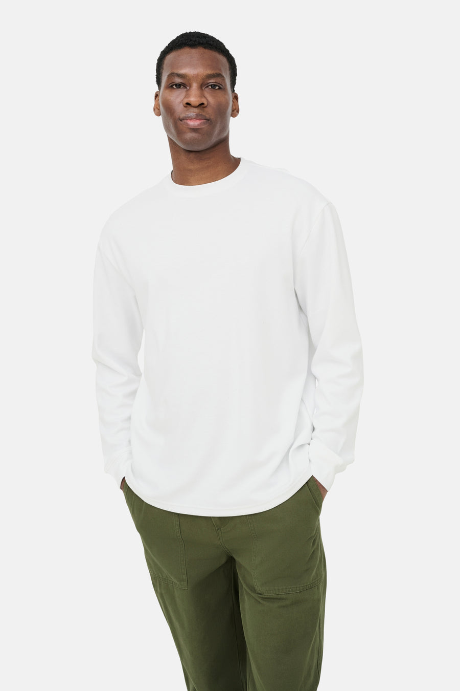 T-shirt à manches longues - blanc