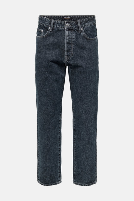 Jeans - blue black denim