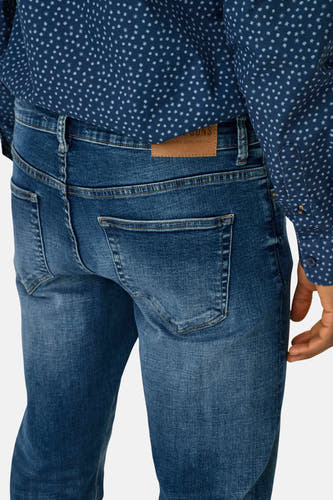 WEFT - Dark Medium Blue Denim