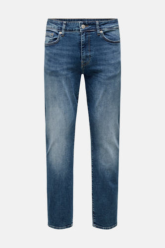 WEFT - Dark Medium Blue Denim