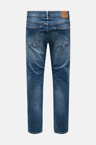 WEFT - Dark Medium Blue Denim
