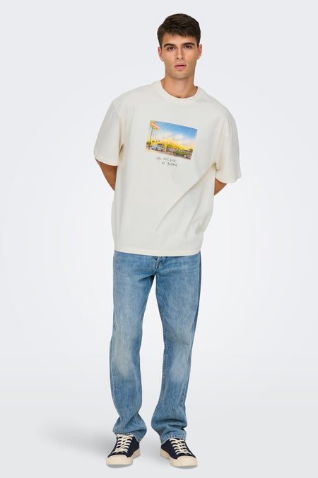 ONSDEVIN OVZ WASHED SS TEE VD