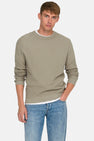 Trui met ronde hals Beige - ONLY & SONS®