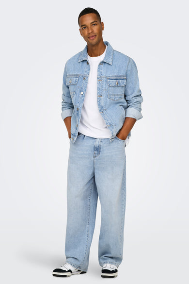 Jeans wide light blue denim - ONLY & SONS®