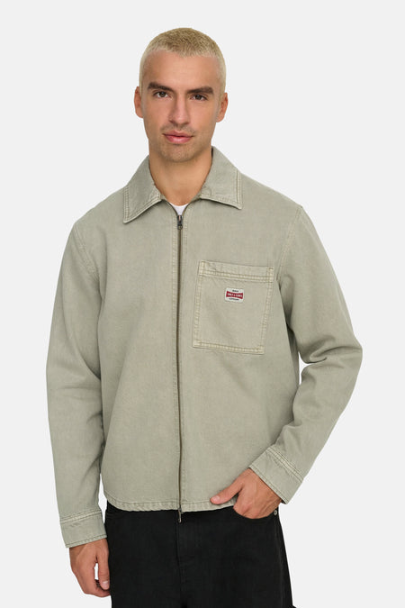 ONSRAY WASHED ZIP JACKET 0277