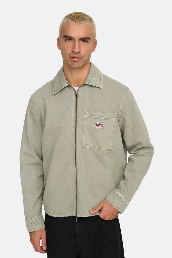 Jeansjas Groen - ONLY & SONS®
