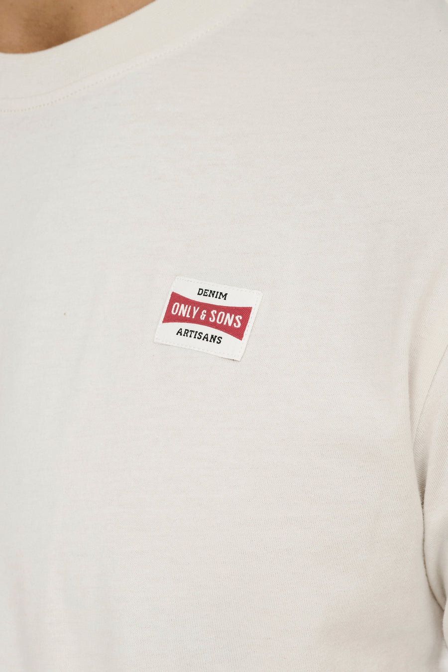 T-shirt met korte mouwen - Ecru - ONLY & SONS®