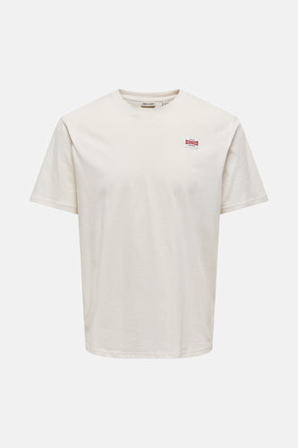 T-shirt met korte mouwen - Ecru - ONLY & SONS®