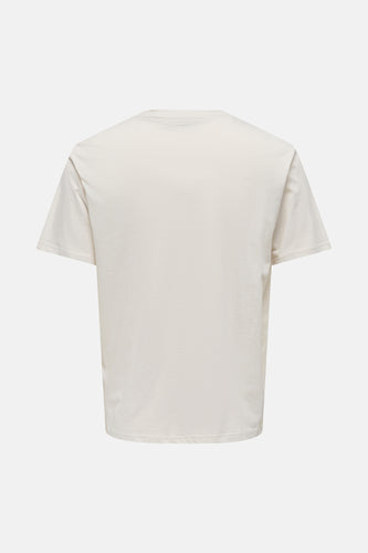 T-shirt met korte mouwen - Ecru - ONLY & SONS®