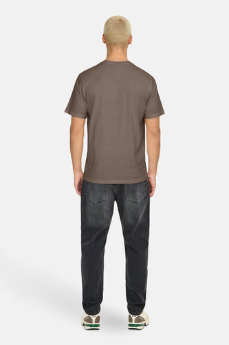 T-shirt met korte mouwen - bruin