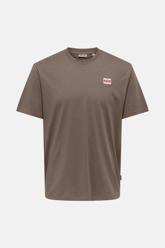 T-shirt met korte mouwen - bruin - ONLY & SONS®