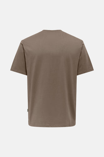 T-shirt met korte mouwen - bruin - ONLY & SONS®