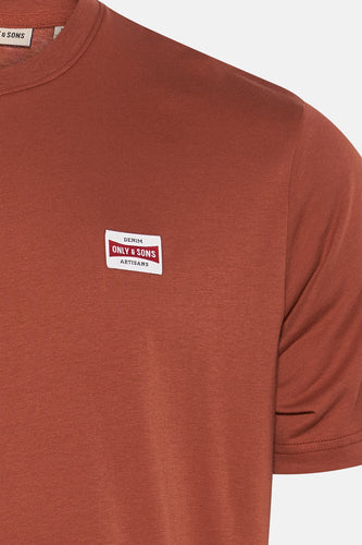 T-shirt met korte mouwen - oranje - ONLY & SONS®