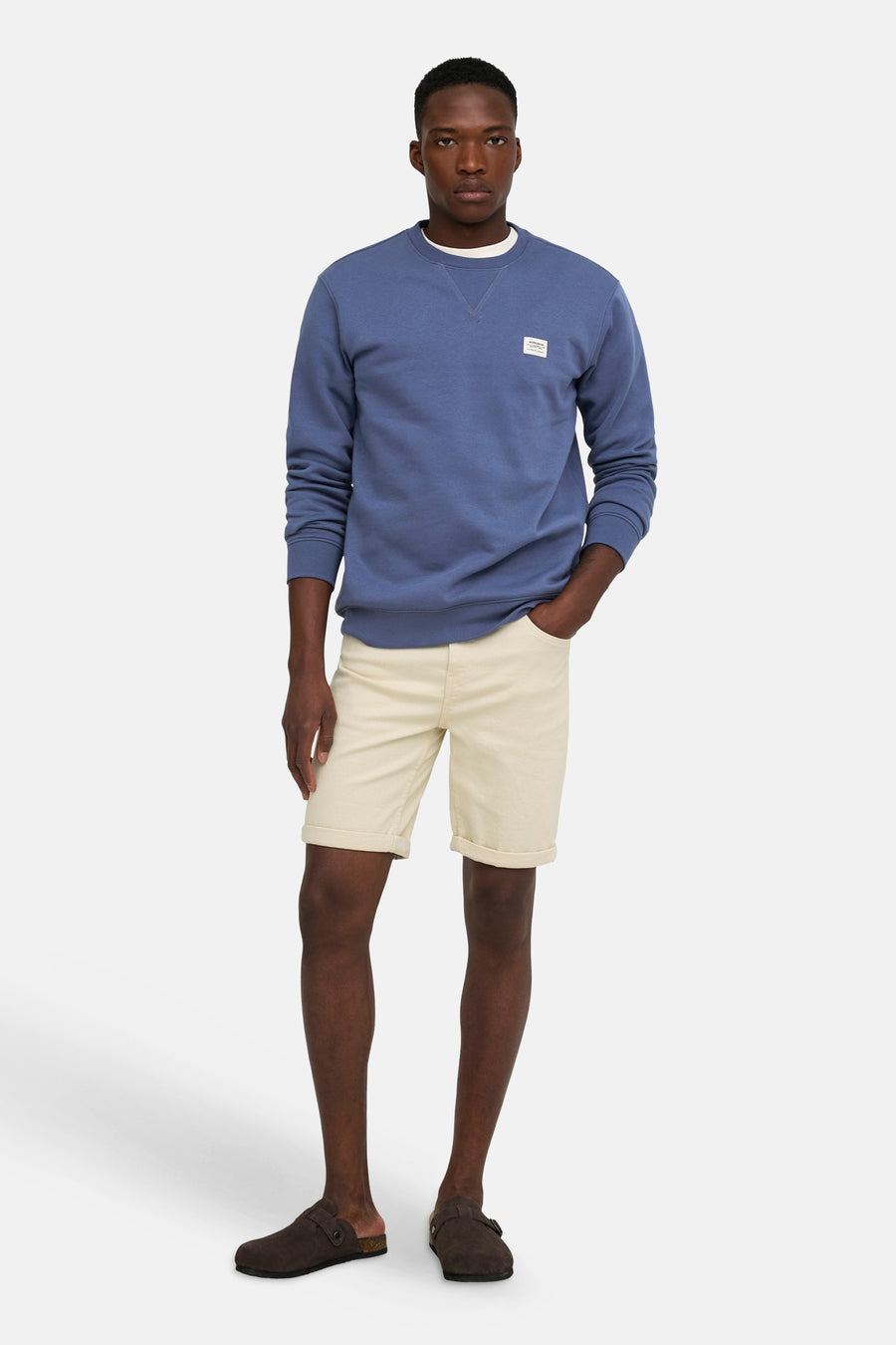 Sweater met ronde hals blauw - ONLY & SONS®