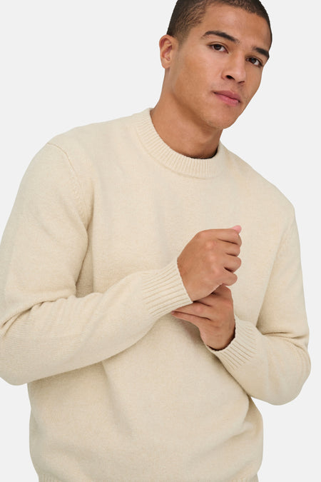 ONSJAMES RLX CREW KNIT NOOS
