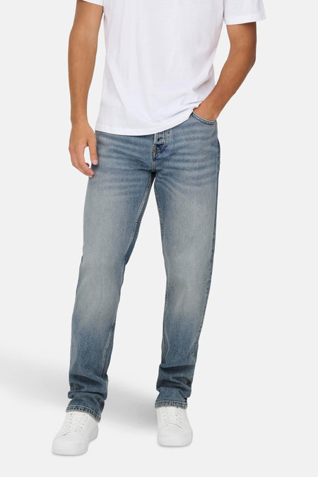 Jeans straight mid blue denim - ONLY & SONS®