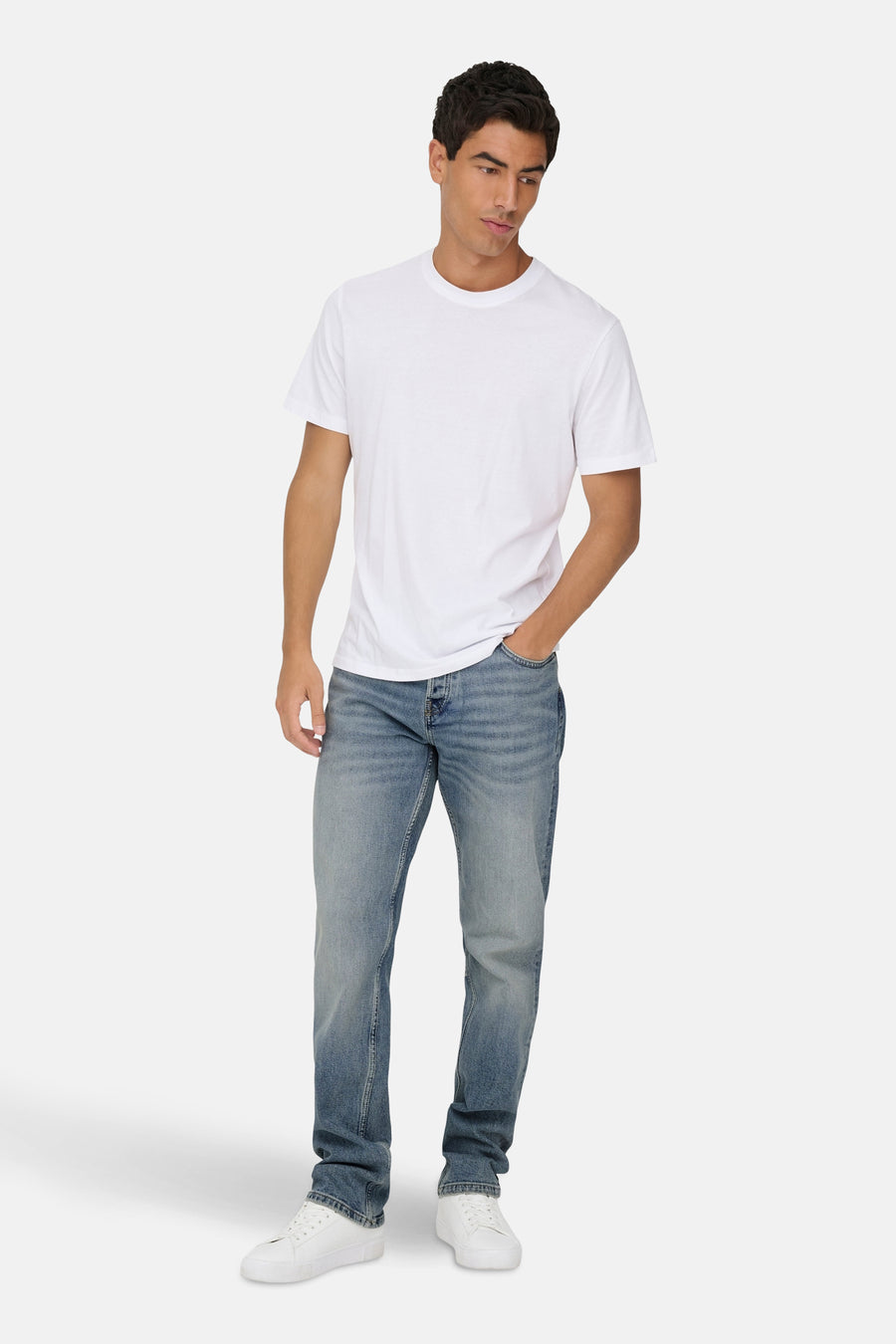 Jeans straight mid blue denim - ONLY & SONS® - ONLY & SONS®