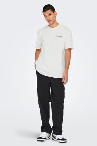 T-shirt met korte mouwen - wit - ONLY & SONS®