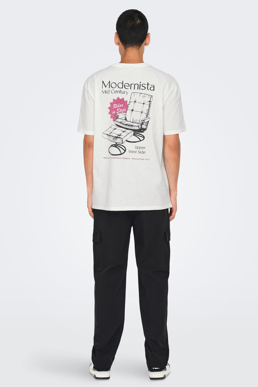 T-shirt met korte mouwen - wit - ONLY & SONS®