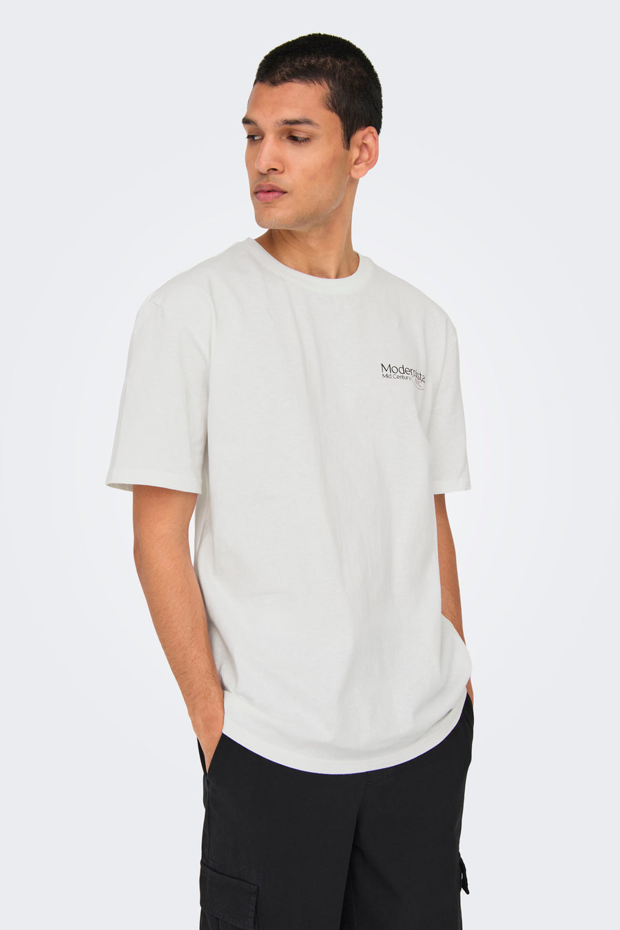 T-shirt met korte mouwen - wit - ONLY & SONS®