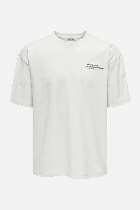 ONSABSTRACT LOOSE SS PRINT TEE