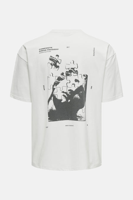 ONSABSTRACT LOOSE SS PRINT TEE