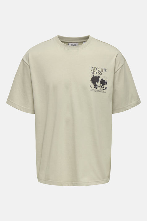 ONSABSTRACT LOOSE SS PRINT TEE
