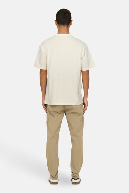 T-shirt met korte mouwen - ecru