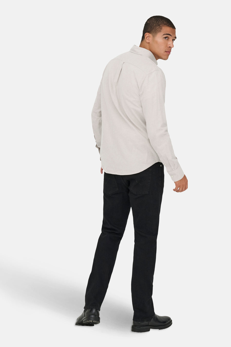 Hemd met lange mouwen - beige - ONLY & SONS®