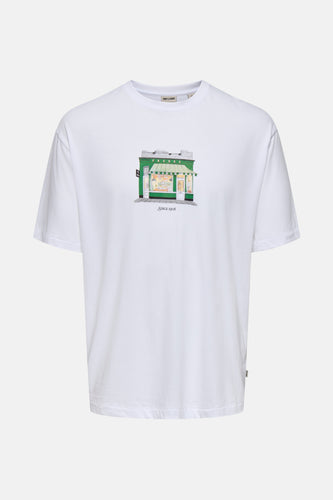 T-shirt met korte mouwen - wit