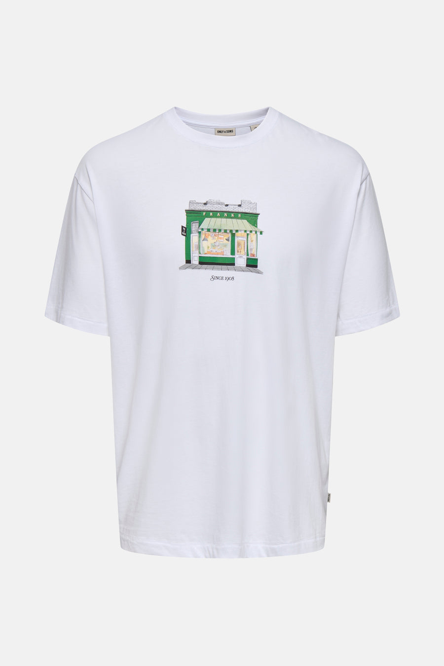 T-shirt met korte mouwen - wit