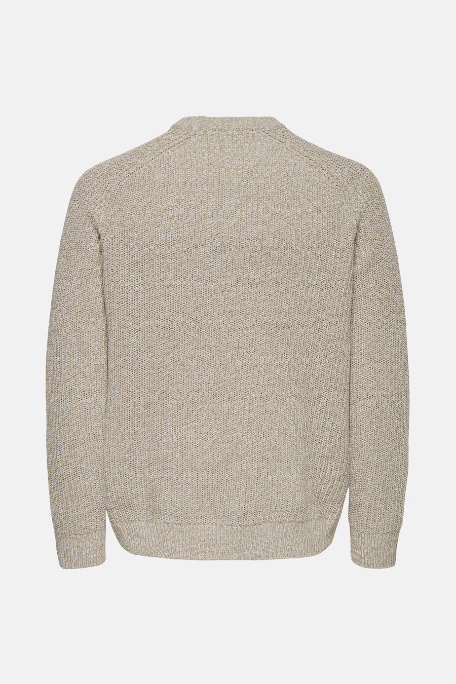 Pull met ronde hals - beige - ONLY & SONS®