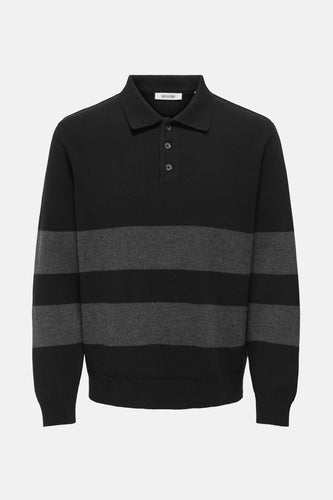 ONSHOPE RLX  LS POLO KNIT LIFE