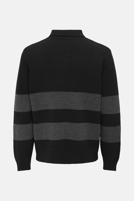 ONSHOPE RLX  LS POLO KNIT LIFE