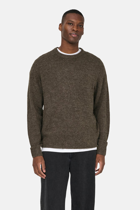 Trui met ronde hals bruin - ONLY & SONS®