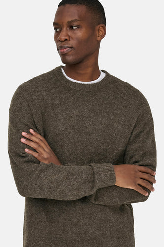 Pull col O brun - ONLY & SONS® - ONLY & SONS®