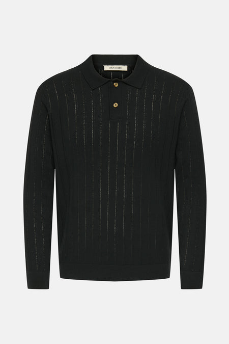 ONSKENT LIFE REG 12 LS POLO KNIT